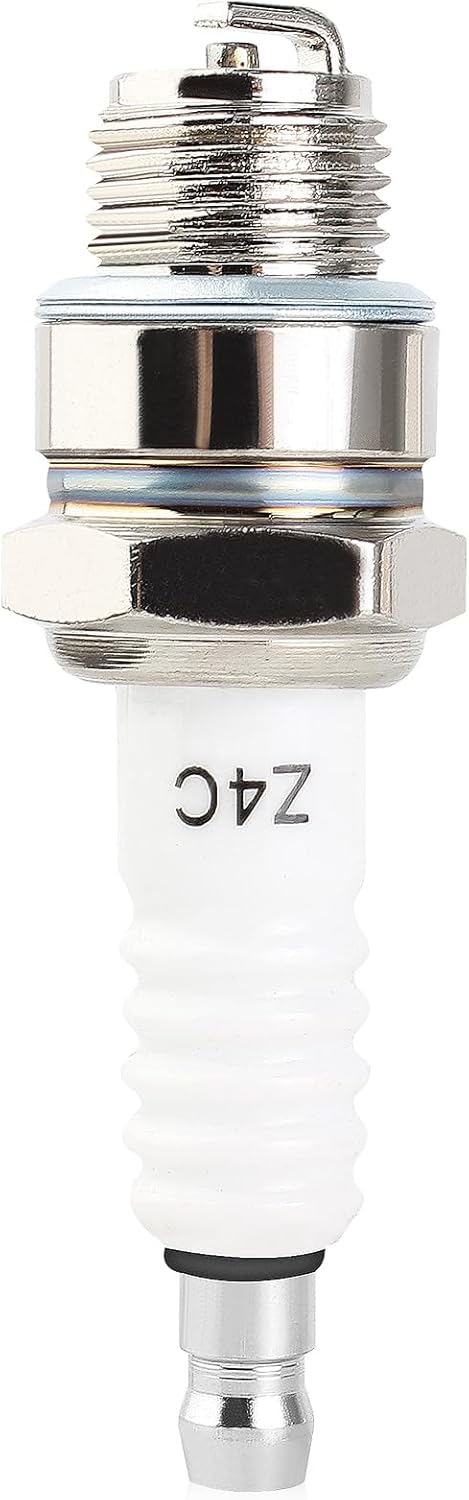 Spark Plug Compatible with Z4C 49cc 50cc 66cc 70cc 80cc 2-Stroke Engine Motorized Bicycle Moped Scooter Yamaha JOG50 90 ZX50 Suzuki AG100 QJ50 DX1...