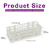 Plastic Test Tube Rack for 16mm Tube, 60 Wells, White,Detachable (60 Hole)...