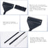 Aluminum Alloy Algae Scraper Lightweight Aquarium Cleaning Tool Length Adjustable Alga Removal Blades Long Telescopic Handle Clean Kit for Fish Ta...