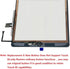 for White iPad 6 2018 6th Generation A1893 A1954 Touch Screen Digitizer Assembly Replacement with Home Button,Camera Bracket,Pre-Installed Adhesiv...
