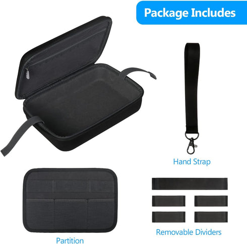 JSVER Hard Case for GoPro Cameras Carrying Case For Gopro Hero 12/11/10/9/8/7/AKASO EK7000/AKASO Brave 4 4K /Brave 7 LE/Brave 8/AKASO V50X /insta3...