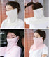 PRETYZOOM Cotton Scarf 4Pcs Sun Protection Masks Silk Neck Scarf Masks Seamless Face Mask Bandanas for, Outdoors, Festivals, Sports (Random Color)...