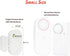 FRIDGGI - Freezer Door Alarm with 60 Second Delay, 2, 3, and 4 Minute Reminders, Refrigerator and Fridge Door Alarm or Chime, Low/Loud 80 to 110 dB (White)