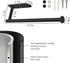 Paper Towel Holder,Paper Towel Holder Under Cabinet Self Adhesive Kitchen Countertop Wall Mount Paper Towel Holders with Screws for Rough Surface,...