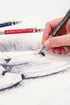 Koh-I-Noor Rapidomatic Mechanical Pencil, 5mm Lead, White, 1 Each (5635)...