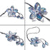 Crystal Flower Rear View Mirror Pendant Car Hanging Ornament Lucky Accessory, Colorful...