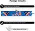 Probsin Large 4th of July Banner 120"x20" Decorations Independence Day Yard Sign Patriotic Hanging Decor American Hearts USA Party Supplies for In...