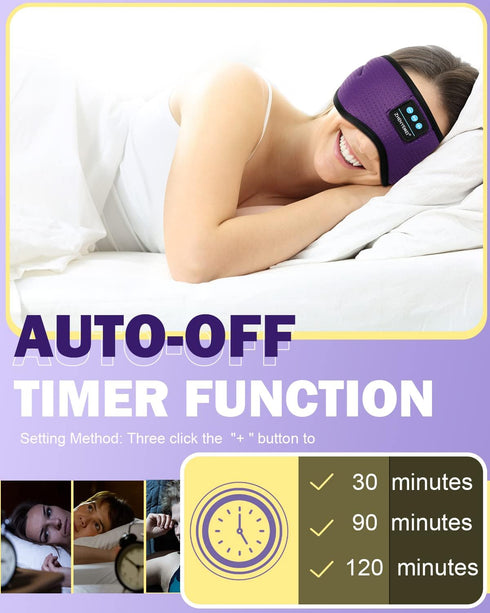 Sleep Headphones White Noise Bluetooth Sleep Mask 3D Music Sleeping Eye Mask Sleeping Headphones for Side Sleepers Sleep Mask with Bluetooth Headp...