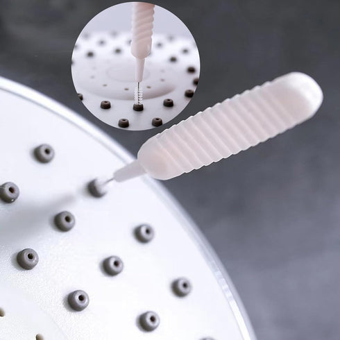 Shower Head Cleaning Brush,30pcs Small Hole Nylon Brush, Multi-Function Small Gap Brush,Gap Hole Anti-Clogging Cleaning Brush,Shower Phone Hole Ho...