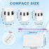 Airless Pump Jars, Travel Vacuum Cream Bottle, Airless Pump Bottles, Refillable Moisturizer Vacuum Bottle, Empty Cosmetic Dispenser with Pump for ...