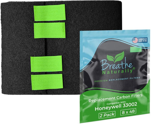 Replacement Carbon Filter (2 Pack) for Honeywell Enviracaire 33002 Series Air Purifiers - 8"x48"...