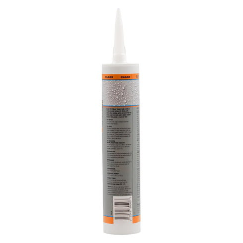 Gorilla Waterproof Caulk & Seal 100% Silicone Sealant; Clear; 10oz Cartridge (Pack of 2)...