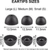 3-in-1 CleaningEartips Kit Compatible with Beats Fit Pro, S/M/L 3 Sizes 6 Pairs Soft Silicon Earbuds Tips Replacement Ear Tips, Compatible with Be...