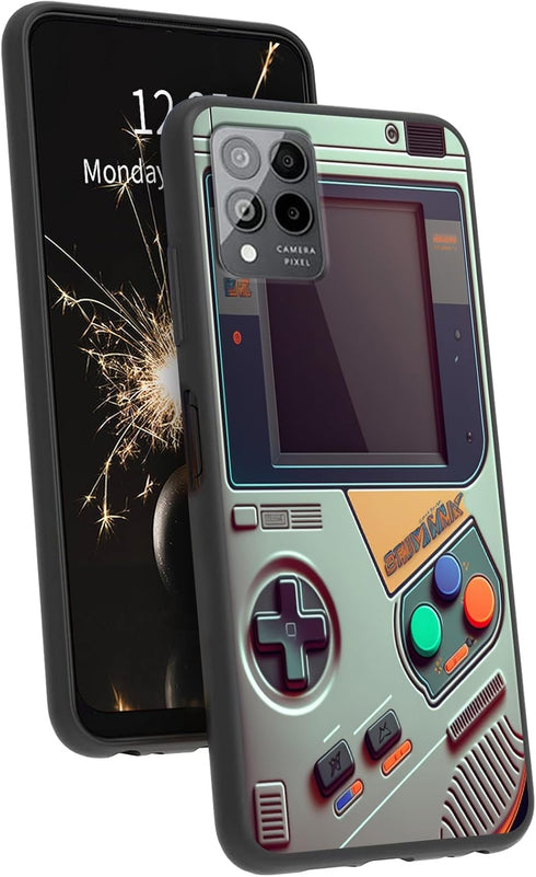 for T-Mobile Revvl 6 Pro Case for Women Men Girls Soft Slim TPU Shockproof Phone Cover Case for Revvl 6 Pro 5G, Retro Game Console Print...