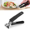 SS SUNSBELL Stainless Steel Anti-Scalding, Hot Bowl Dish Plate Gripper Clips, Thickened Tongs Clamp Holder with Silicone Handle for Moving Hot Pla...
