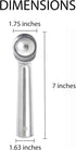 HIC Kitchen Anti-Freeze Ice Cream and Frozen Dessert Scoop, Non Toxic and Self Defrosting...