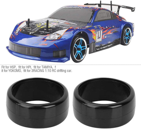 4PCS RC Car Drift Tires, 26mm Rubber RC Drift Hard Tires Upgrade Replacement Accessory for HSP 1:10 RC Drifting Car(02)...