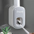 iHave Toothpaste Dispenser Wall Mount for Bathroom Automatic Toothpaste Squeezer (Grey)...