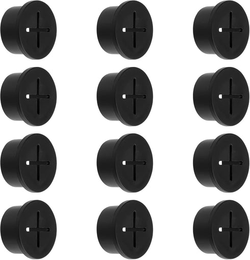 12pcs Cable Cord Grommet 3/4 Inch, Wire Cable Grommet Hole Cover with Storage Case, Rubber Cords and Cables Organizer for Desk Wire Holders for De...