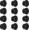 12pcs Cable Cord Grommet 3/4 Inch, Wire Cable Grommet Hole Cover with Storage Case, Rubber Cords and Cables Organizer for Desk Wire Holders for De...