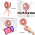 Portable Baby Stroller Fan, Battery Operated Mini Clip Fan, Detachable 3 Speed Rechargeable 360° Rotate Handheld Desk Cooling Fan for Car Seat Cri...