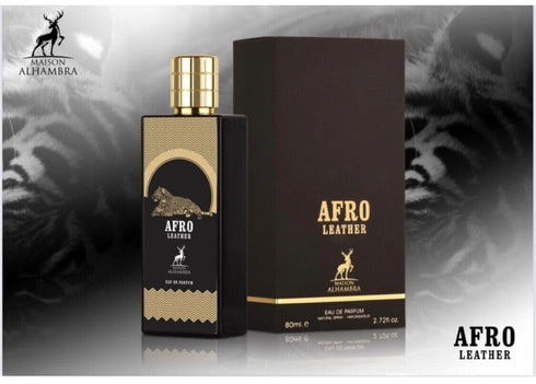 Maison Alhambra Afro Leather Eau de Parfum Spray for Unisex, 2.7 Ounce...