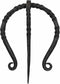 Hand Forged Pennanular Viking Brooch "The Ranger’s" Cloak Pin Medieval Functional Handmade Curled Ends Cloak Pin Cosplay Costume Dress Up Historic...