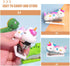 LALAFINA Stapler Cute Animal Silicone Stapler Students Hand Stapler Mini Handheld Stapler Portable Cartoon Stapler for Home Office...