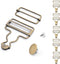 6 Sets Metal Overalls Buckles, 1-1/2" Overall Replacement Clasp Clips with Adjustable Tri Glide Slide Buckle and Buttons for Jeans Suspender, Bib ...