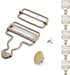 6 Sets Metal Overalls Buckles, 1-1/2" Overall Replacement Clasp Clips with Adjustable Tri Glide Slide Buckle and Buttons for Jeans Suspender, Bib ...