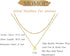MOMOL Layered Initial Necklace for Women 18K Gold Plated Stainless Steel Layering Beaded Choker Necklace Personalized Tiny Letters Name Necklace...