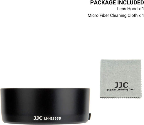 Lens Hood for Canon RF 50mm F1.8 STM on EOS R6 R5 RP R Camera, Reversible Lens Shade Replace Canon ES-65B Lens Hood, Compatible with 43mm Filters ...