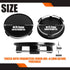 TMS 2.9Inch 75MM Wheel Center Caps, Pack of 4 (Gloss Black, Outer 75MM, Inner 73MM)...