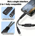 USB c to 3.5mm Headphone and Charger Adapter,2 in 1 USB C to Aux Audio Jack with PD Fast Charging Dongle Cable Cord for iPhone 15/15 Pro Max,Galax...