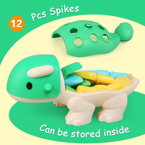 Hirger Montessori Toys for Baby 1 2 3 4 Year Old: Fine Motor Dinosaur Toys for Kids 2-4|Toddler Learning Educational Toys for Birthday Gift Age 1-...