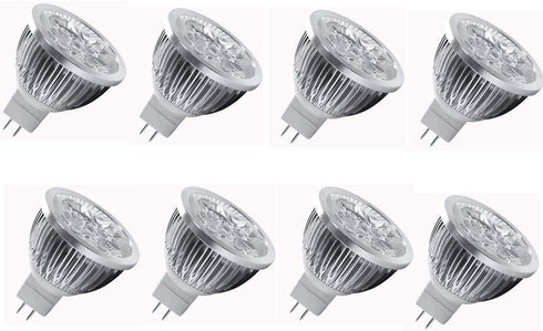 JKLcom 4W LED MR16 Bulbs 12V 4W LED Spotlight Bulb for Landscape Track Light, MR16 GU5.3 Base,12 Volt,4W(35W Equivalent Halogen Replacement),Warm ...
