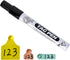 Ear Tag Marking Pen, Black, with Special Ink Penetrates Into Cattle Livestock Ear Tags, Long Lasting Not Fading...