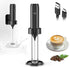 Rechargeable Milk Frother, Coffee Frother Handheld with USB-C Cable, Milk Frother Handheld for Coffee, Latte, Cappuccino, Matcha, Macchiato, Frapp...