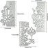 3 Pcs Die Cuts for Card Making, SENHAI Christmas Metal Cutting Dies Scrapbooking Die-Cuts Snowflake Stencil for DIY Christmas Decorations Paper Cr...