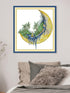 Aiorkeng Cross Stitch Kits Stamped Full Range of Embroidery Starter Kits for Adults Beginners DIY 11CT 3 Strands -Sailing on The Moon(Printed) 15....