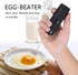 Stainless Steel Egg Blender, Milk Frother, Handheld Whipped Cream Coffees, Smoothies For Home Kitchen(Black)...