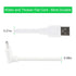 LEFXMOPHY Power Cord for WYZE Cam Pan V3 90 Degree L-Shape Connector 20ft Micro USB Right Angle White Extension Charging Cable......