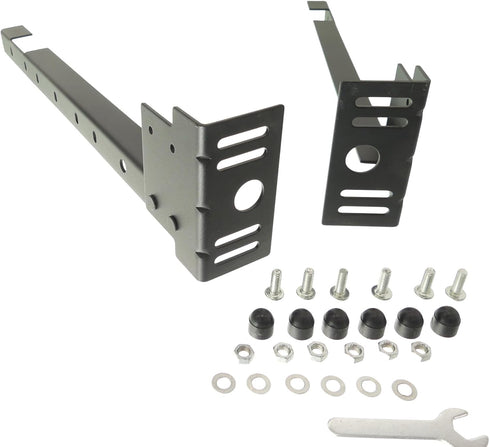 Tech Team #00712 Bed Frame Extension Set, Extend a Metal Bedframe to Meet a Headboard or Footboard, 2 Pieces, Hardware Included...