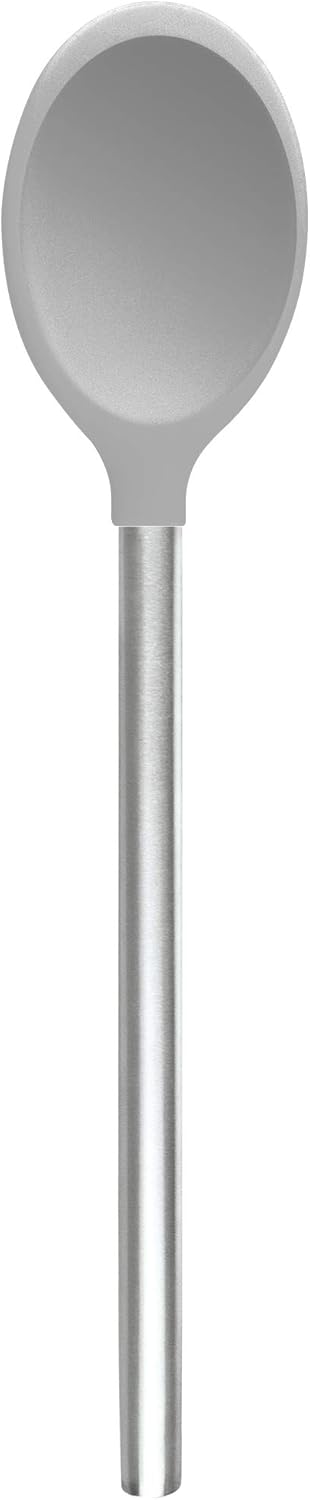 Tovolo Mixing Spoon With Stainless Steel Handle Scratch Heat-Resistant Stirring, Kitchen Utensil Safe for Nonstick Cookware & Cast Iron Skillets, ...