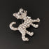 Lovely Crystal Cat Brooch Pin - Sparkling Rhinestone Kitty Brooch Pin for Pet Lovers - Pet Memorial Jewelry...