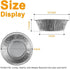 4 Inch Aluminum Foil Mini Pie Pans 50Pcs - Disposable Small Mini Pie Tins Pot Pie Tins For Bakeries, Cafes, Restaurants - Durable Mini Tart Pans f...