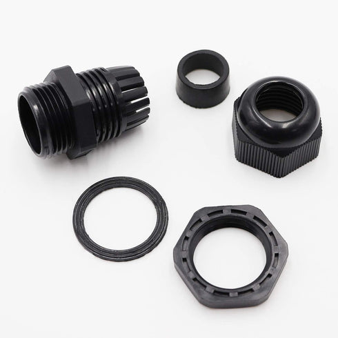 PENGLIN Cable Glands 1-1/4" NPT Nylon Cable Connector, Strain Relief Cord Connector, IP68 Waterproof Adjustable Locknut (1-1/4 Inch (5-Pack))...