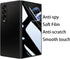 Anti-Spy Inner Screen Protector Designed for Samsung Galaxy Z Fold 4 5G 2022 and Privacy Outer Screen Protector Soft Anti-Scratch Film Anti-Peepin...