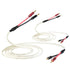 UCINNOVATE White Speaker Wire with Banana Plugs, 2 Pack 1.5m / 4.9FT OFC HiFi Speaker Cable with Banana Plugs, 14 AWG Audio Cables with Gold-Plate...