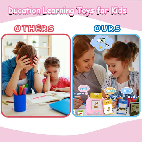 JUNQIU Flash Cards Educational Toys for Toddlers 2 3 4 5 6 Year Old, Toddler Learning Toys for Girls Boys Gifts...